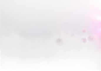 Poster - Soft focus abstract background with bokeh and pink light flare subtle and clean isolated on transparent background