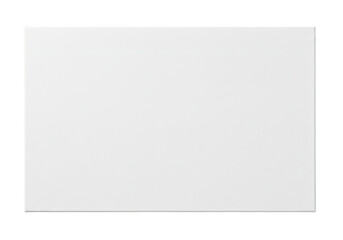 Poster - A clean, blank white rectangular canvas isolated on a transparent background, offering ample copy space for design
