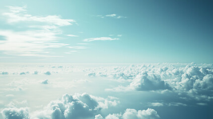 Wall Mural - blue sky with clouds . nature background