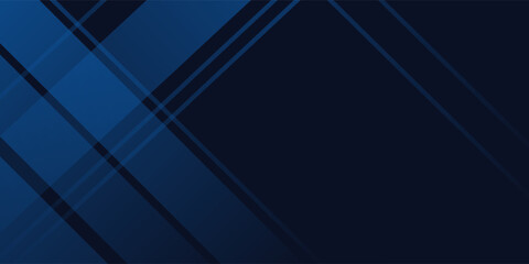 Blue black abstract background geometry shine and layer element vector for presentation design. Suit for business, corporate, institution,