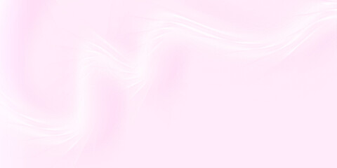 Poster - Soft Pink Abstract Background Futuristic Technology Wide Wallpaper, Horizontal white & pink background with wavy lines pattern, Abstract background poster with dynamic waves.