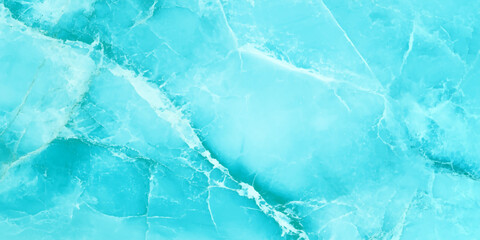 Poster - Features a smooth blend of sky blue and light teal shades, Subtle white and slightly soft blue veining adds depth and natural flow, modern design background for wall decor.