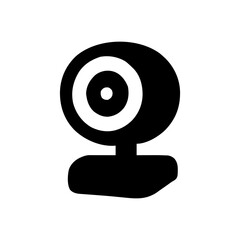 Fototapete - Webcam Icon illustration for work from home