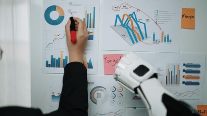 Poster - A digital analytics dashboard supports collaboration among business professionals, optimizing marketing effectiveness and driving clear strategy. Noogenesis AI