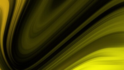 Poster - Abstract animated background with vibrant yellow wave lines flowing in a seamless motion, creating an energetic and futuristic visual effect for ads, creative digital design, or presentation