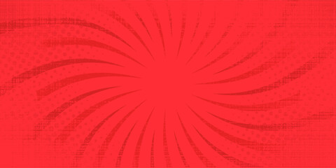 Aufkleber - Comics rays background with halftones. Vector summer backdrop illustrations