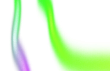 Wall Mural - grainy noisy color gradients shape cutout on transparent background, abstract neon glowing color eff