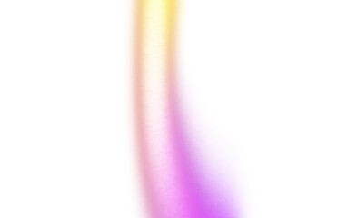 Wall Mural - grainy noisy color gradients shape cutout on transparent background, abstract neon glowing color eff