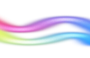 Wall Mural - grainy noisy color gradients shape cutout on transparent background, abstract neon glowing color eff