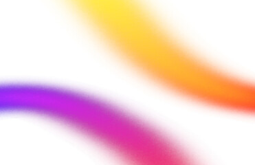 Wall Mural - grainy noisy color gradients shape cutout on transparent background, abstract neon glowing color eff