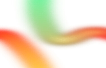 Wall Mural - grainy noisy color gradients shape cutout on transparent background, abstract neon glowing color eff