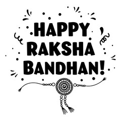 Aufkleber - happy raksha bandhan greeting card design with no people/demographics. graphic design displays the h