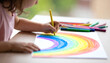 © addinaimada - Child's Colorful Rainbow Drawing
