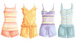© admin_design - Women's pajamas and shorts set, soft, stylish sleepwear for ultimate comfort comfortable.