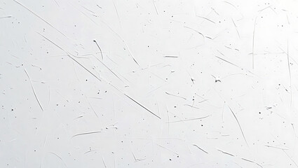 Poster - Subtle white texture with delicate gray scratches and speckles for background design