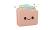 © jami - Adorable file folder character with happy face and cute icons, perfect for organizational themes