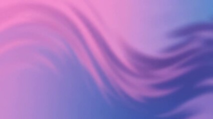 Poster - Abstract animation, pink and blue hues, flowing wave patterns creating a dreamy, ethereal atmosphere, symbolic of tranquility, serenity, and inner peace