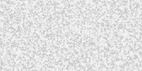 Fototapete - Abstract geometric wall tile and metal cube background triangle wallpaper. Seamless geometric pattern low polygon backdrop background. Gray diamond overlap polygonal background.	
