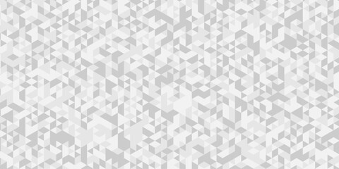Fototapete - Abstract geometric wall tile and metal cube background triangle wallpaper. Seamless geometric pattern low polygon backdrop background. Gray diamond overlap polygonal background.	
