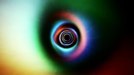 Poster - Abstract swirling vortex of vibrant colors, creating a mesmerizing and dynamic optical illusion with a central focal point.