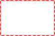 © ahmad - Simple Border frame with white background, Red corner frame