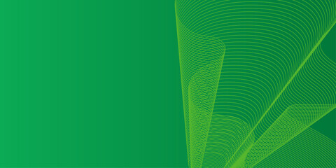 Poster - Abstract green wave background. Fluid shapes composition. vector design concept. Decorative web layout or poster, banner arts background.