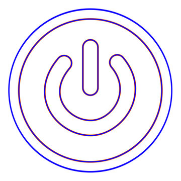 Button power icon