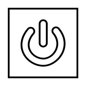 Button power icon