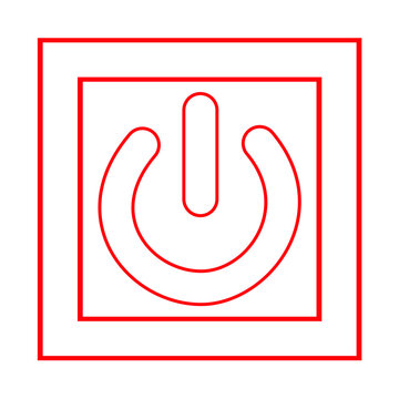 Button power icon