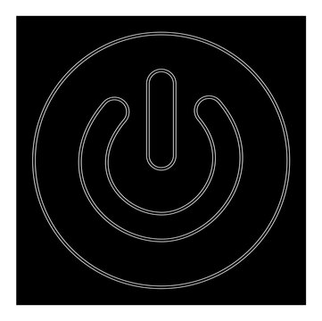 Button power icon