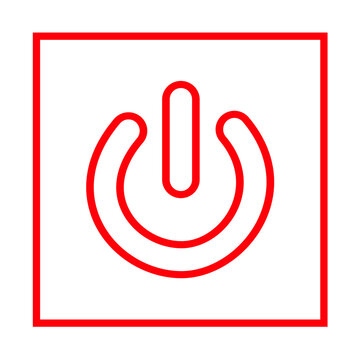 Button power icon