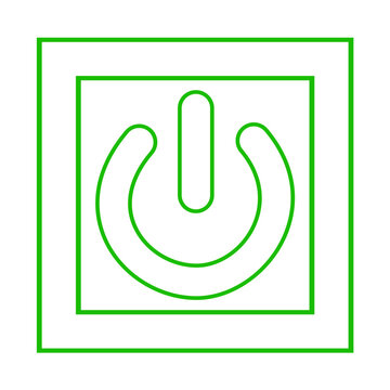 Button power icon