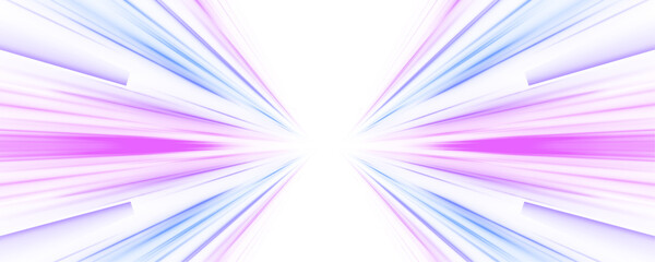 Wall Mural - neon stripes in the form of drill, turns and swirl. illustration of high speed concept. image of spe