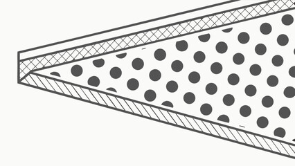 Leinwandbilder - Abstract geometric dot pattern design vector illustration for graphic template and background design ideas