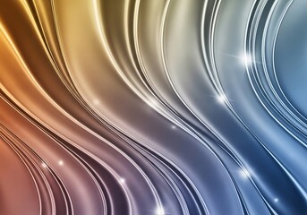Poster - Abstract flowing gradient background with elegant light and shadow effects