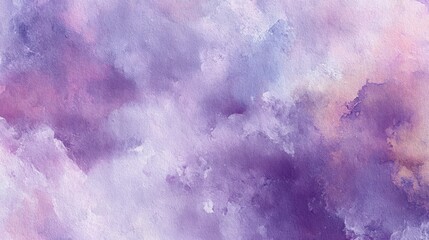 Poster - Light purple pastel canvas with a watercolor texture and smooth blending edges in high resolution