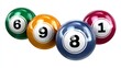 © Nataliia_Trushchenko - Four colorful balls with numbers on them. The numbers are 9, 8, 6, and 1