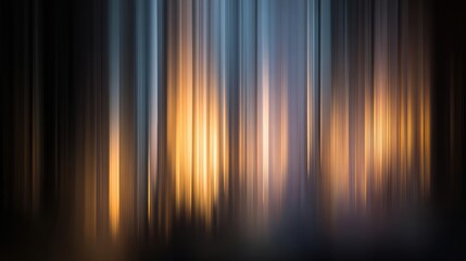 Poster - A mesmerizing blur of colors resembling lights in a dark space, creating an abstract and ethereal atmosphere.