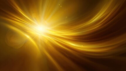 Poster - A mesmerizing golden light swirl creating a stunning backdrop for various creative projects.