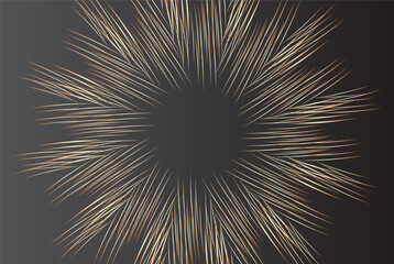 Aufkleber - Abstract geometric color lines pattern on black background. Elegant dark color with textured modern design uses for book page, paintings, printing, mobile backgrounds,