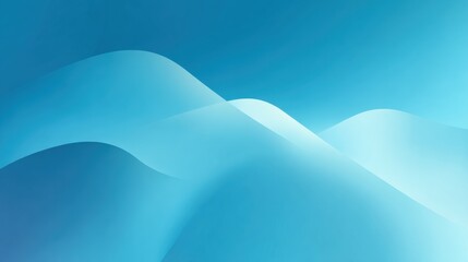 Poster - A serene abstract background featuring soft blue waves, ideal for various creative projects and digital designs.