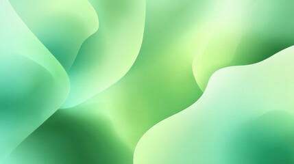 Poster - A serene abstract background featuring soft, flowing shades of green, ideal for digital projects or artistic presentations.
