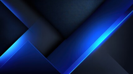 Poster - A sleek, modern design featuring vibrant blue light against dark layers for a dynamic visual effect.