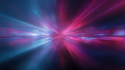 Poster - A vibrant and dynamic abstract design featuring radiant colors and light effects, ideal for modern backgrounds.