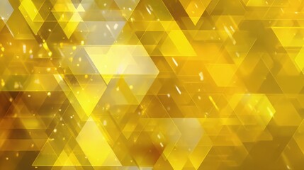 Poster - A vibrant golden geometric background with shining elements, perfect for modern design and creative projects.