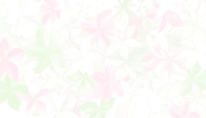 Poster - White, pink, lime geometric floral leaves 3d special effects wall texture, floral background illustration banner, graphic resource abstract, feminine tropical leaves, ocean vacation panorama by vita