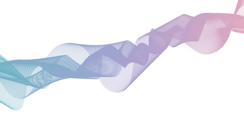 Fototapete - Modern glowing wavy lines with technology connection concept. Abstract technology lines mesh background. Abstract digital motion lines. Vector wave curve gradient pattern blend.	
