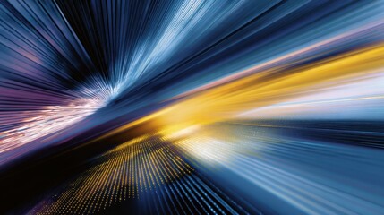 Poster - A dynamic burst of light and color showcasing the beauty of technology in motion and innovation.