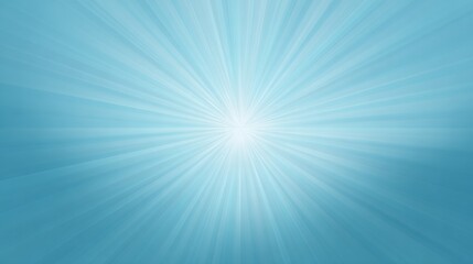 Poster - A vibrant blue background radiating light, perfect for design projects and digital art.
