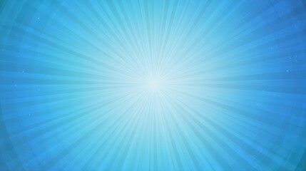 Poster - A vibrant blue background with a radiant light effect, ideal for artistic and creative projects.